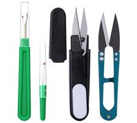 GXGM Cucitura Ripper Kit, 2 apricuciture, 2 tagliafilo, Dispositivo di Rimozione Della Filettatura Cucire Filo Unpicker,Strumenti taglia e cuci,Taglia filo