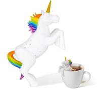 GXGM Infusore per Tisane Silicone Infusori da Tè in Silicone Riutilizzabili Cute Animal Infusore da Tè Infusore per Te e Tisane a Infuser Divertente Colino da Tè per Tazza, Unicorno, 1 pezzo