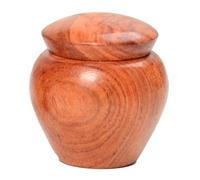GXGM Mini Urna,Piccola Urna Per Cenere In Legna, Urna Per Ceneri Cane，Urna Funeraria，Urna Per Ceneri Gatto，Mini Urna Per Conservare Le Ceneri Degli Animali Domestici E Ricordarli（6.5Cm）
