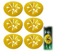 GXGM Trappola per Vespe, Trappola per Insetti, Cattura Vespe da Costruire da Soli, Mosche e Insetti Vespa Trappola Strumenti di Apicoltura Giallo per Mosche e Insetti dei Parassiti, 6 pezzo
