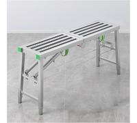 GXILUK Scala a pioli Pieghevole, Attrezzatura per impalcature, Piattaforma di Lavoro Pieghevole, Piattaforma di Lavoro, capacità di carico 400 kg, Sgabello in Acciaio al Carboni