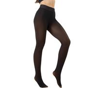 GXJIXf Faux Sheer Women's Fleece Lined Tights, Sheer Thermal Pantyhose, Thick Warm, for Cold Winter (black,M)
