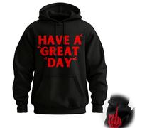 GXJIXf Have A Great Day Middle Finger Hoodie, Sarcastic & Funny Pullover Sweatshirt, for Unisex (A-2,M)
