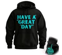 GXJIXf Have A Great Day Middle Finger Hoodie, Sarcastic & Funny Pullover Sweatshirt, for Unisex (A-4,S)