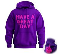 GXJIXf Have A Great Day Middle Finger Hoodie, Sarcastic & Funny Pullover Sweatshirt, for Unisex (C-2,XL)