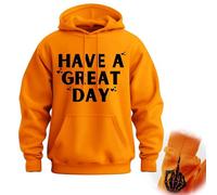 GXJIXf Have A Great Day Middle Finger Hoodie, Sarcastic & Funny Pullover Sweatshirt, for Unisex (D-2,XL)