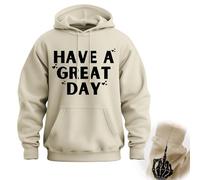 GXJIXf Have A Great Day Middle Finger Hoodie, Sarcastic & Funny Pullover Sweatshirt, for Unisex (D-4,L)