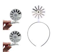 GXJIXf Loading Creative Headband/Hairpin, Abstract Eye-Catching Headband, Loading Rotating hairpin, Suitable for Everyday or Party Looks