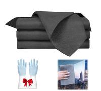 GXJIXf Magic Cleaning Cloths, Thickened Reusable Microfiber Rag, No Water Marks, Lint Free, for Car, Window, Mirror (3PCS)