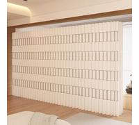 GXLBDK Generico Divisorio per Stanza Divisorio per Stanza in Carta Kraft Retrattile,Divisorio per La Privacy Pieghevole per Ufficio Domestico,Parete Decorativa,6.5 * 5.9 * 1.3ft