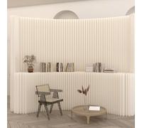 GXLBDK Moderno Divisorio Pieghevole per La Privacy, Parete in Carta per La Separazione degli Ambienti, Divisorio Pieghevole per Ambienti, Schermo Decorativo per La Privacy,6.5 * 4.9 * 1.3ft