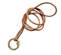 GXMDSGZ 1 cordino in pelle for cellulare, borsa, chiavi, porta carte di credito, portachiavi, collana fai da te Per Cellulare con Toppa per Telefono(Color1)