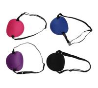 GXMDSGZ 4 pezzi di benda sull'occhio for gli occhi dei pirati, toppe for bambini singoli