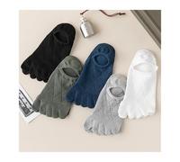 GXMDSGZ 5 Paia di Calzini da Uomo Antiscivolo con Dita Separate No Show Calzini da Pantofola Invisibili Calzini da Uomo A Cinque Dita Sport Maglia Estiva per Uso Esterno(5 Pairs Mix)
