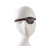GXMDSGZ Costumi cosplay di maschera for gli occhi singola in pelle Pu benda sull'occhio del pirata(Brown)