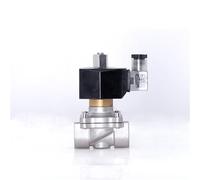 GXRQLHYZ Elettrovalvola normalmente Aperta DN20 for Acqua 12 V, 3/4 di Pollice, valvola elettrica for Acqua ad Alta Temperatura, Acciaio Inossidabile, 1 Pezzo(240vac,BSP)