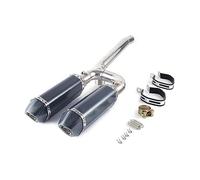 GXSAI Silenziatore Scarico per FZ-6N per FZ-6S FZ6 per Fazer 600 2004 2005 2006 2007 2008 2009 2010 Moto Sistema Completo Slip On Tubo di Scarico(B)