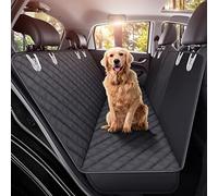 GXT, Coprisedile posteriore per cani, per auto, SUV e camion, con finestra in rete, antigraffio, antiscivolo e impermeabile, colore: nero