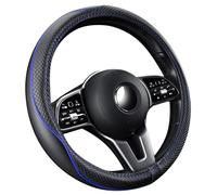 GXT Coprivolante in pelle PU, universale, 38,1 cm, antiscivolo, inodore, per interni auto (nero blu)
