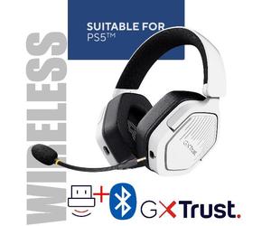 GXT493PS CARUS WRLS PS5 HEADSET WHT