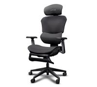 SEDIA GAMING TRUST GXT 725 Rivara ergonomica in rete nera, braccioli 3D, supporto lombare