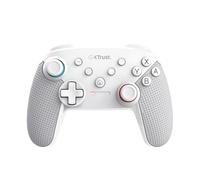 GXTrust 1246W Muta Controller Nintendo Switch Wireless con Bluetooth, Vibrazione Dual Shock, Sensore di Movimento, Pulsante Turbo, 15h di Gioco, Gamepad per Nintendo Switch, Lite, OLED, Bianco