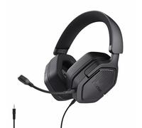 GXTrust 1492 Ravox Cuffie Gaming per PS5 PS4 Switch PC Xbox Mobile, Jack 3.5 mm, Driver da 50 mm, Archetto Imbottito, Cuffie Over Ear con Filo e Microfono Removibile, Nero