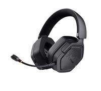 GXTrust 1493 Ravox Cuffie Gaming Wireless Bluetooth + 2.4 GHz per PS5 PS4 Switch PC Mobile, Driver da 50 mm, Batteria da 70 Ore, Bassa Latenza, Cuffie Bluetooth Over Ear con Microfono, Nero