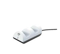 GXTrust Base Ricarica Duale per PlayStation 5 DualSense Controller, Bianco | Alimentazione USB, PS5 Dual Caricatore con 2 Porte, Dock con Indicatori LED
