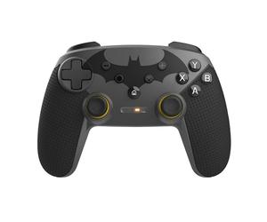 GXTrust Muta Controller con Licenza Batman Wireless Bluetooth/RF/USB | per Switch & PC, Design Sostenibile, Batteria Ricaricabile, Gamepad senza Fili per Computer Android iOS