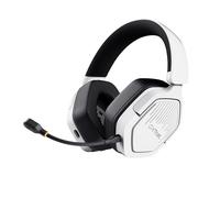 GXTrust Ravox Cuffie Gaming Wireless Bluetooth + 2.4 GHz Over Ear, Bianco | Bassa Latenza, con Microfono, per PS5 PS4 Switch PC Mobile, Driver da 50 mm, Batteria da 70 Ore