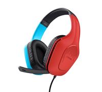 GXTrust Zirox Cuffie Gaming Leggere per Nintendo Switch Blu/Rosso Driver da 50