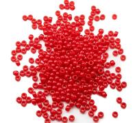 Gxueshan 1000 perline pony rosse in acrilico, 6 x 9 mm, perline Kandi per braccialetti dell'amicizia, collane, gioielli, penne, kit per intrecciare i capelli