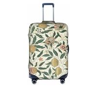 GXUNGT Copertura per bagagli da viaggio con stampa di piante e frutti, copertura pieghevole personalizzata, perfetta per tutti i viaggiatori, bianco, S