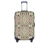 GXUNGT Copertura per bagagli da viaggio con stampa di pietre Petoskey, copertura pieghevole personalizzata, perfetta per tutti i viaggiatori, bianco, XL
