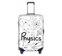 GXUNGT Copertura per bagagli da viaggio con stampa fisica, copertura pieghevole personalizzata, perfetta per tutti i viaggiatori, bianco, S