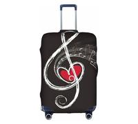 GXUNGT Coprimaterasso da viaggio con stampa di simboli musicali, personalizzabile, pieghevole, perfetta per tutti i viaggiatori, bianco, M