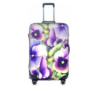 GXUNGT Coprimaterasso da viaggio con stampa Pansy Perfection, copertura pieghevole personalizzata, perfetta per tutti i viaggiatori, bianco, XL