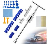 gxwcyi 34 Pezzi Kit Tirabolli per Carrozzeria, Riparazione Ammaccature Carrozzeria Auto, Tira Bolle Auto Grandine, Levabolli Carrozzeria, Kit Ripara Ammaccature per Auto