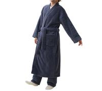 GXYANiaoy Accappatoio Uomo Microfibra - Accappatoio Oversize Color Cammello Con Ampie Tasche Frontali, Ideale Per Risveglio O Momenti Di Tranquillità, Tessuto Caldo E Soffice.