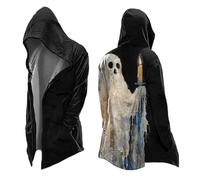 GXYANiaoy Costume Halloween Uomo - Con Design Suggestivi E Dettagli Curati Perfetti Per Feste Di Halloween Carnevale O Eventi Tematici Per Abbracciare L'Atmosfera Spooky E Divertente.