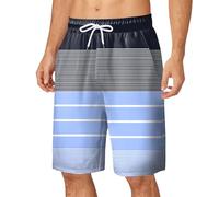 GXYANiaoy Costume Surf Uomo Elasticizzato Surf Costume Spiaggia Boxer Mare Taglie Forti Piscina Firmati Costume Mare Offerta Estivi Pantaloncini da Bagno Vita Alta Lungo al Ginocchio Costumi da Bagno
