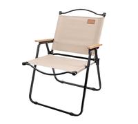 GXYHJVMFPSC Altezza Della Sedia Pieghevole Da Esterno Cuciture Bicolore Manico In Legno Telaio In Lega Di Acciaio Al Carbonio Tessuto Oxford 600D Campeggio Portatile Viaggio Spiaggia Picnic