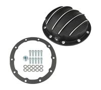 GXYWADY 10 Bulloni Coperchio Differenziale 8.5 e 8.6 Anello Gear Diff Cover Fusione Alluminio Nero Ricambio per Che-vy/G.M 1964-Up