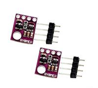 GY-BME280 Modulo sensore 5 V, pressione umidità temperatura, I2C per interfaccia spi, bassa potenza per Arduino per Raspberry Pi stazione meteo, 14 x 11 mm, viola, confezione da 2 (GY-BMP280-5V)