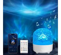 GY Mesh Wave Lamp Ocean Globe, Lampada da comodino a LED RGB 16 colori, luce d'atmosfera dimmerabile con proiettore USB, lampada da tavolo romantica per camera da letto e soggiorno