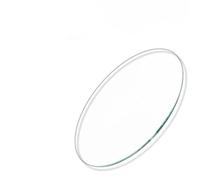 GY8PKVWKWQ Pannelli for tavoli in vetro temperato rotondi, bordo piatto e lucido, piano for in rotondo, lastra circolare spessa di alta qualità in(80CM(31.5IN))