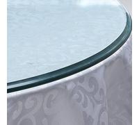 GY8PKVWKWQ Piano del tavolo in vetro dall'aspetto squisito e bello, piano rotondo in temperato, lastra circolare in di alta qualità da 50-80-90 cm(100cm(39IN))