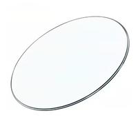 GY8PKVWKWQ Piano del tavolo in vetro temperato da 38-45-48-58-60 cm, piano in rotondo for patio, lastra di circolare rotonda alta qualità(65CM (25IN))