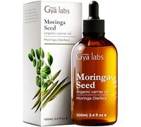 Gya Labs Olio di semi di Moringa biologico (100ml) - Puro, grado terapeutico - Perfetto per idratare la pelle secca, volumizzare i capelli e diluire gli oli essenziali - Utilizzare su pelle e capelli